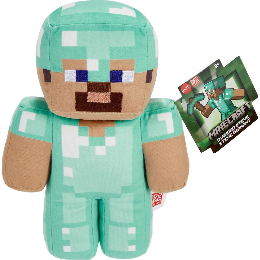 Minecraft マスコットぬいぐるみセット30個 minecraft-diamond-steve-plush-