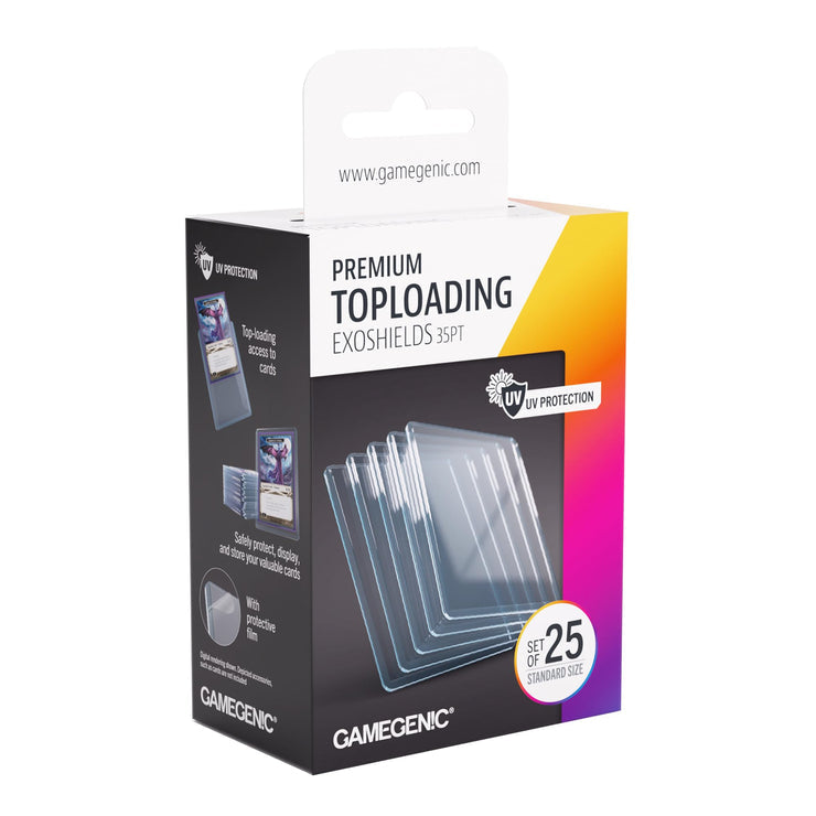 Gamegenic Premium Toploading Exoshields (25 Pack)