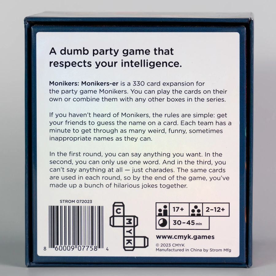 Monikers: Monikers-er Expansion