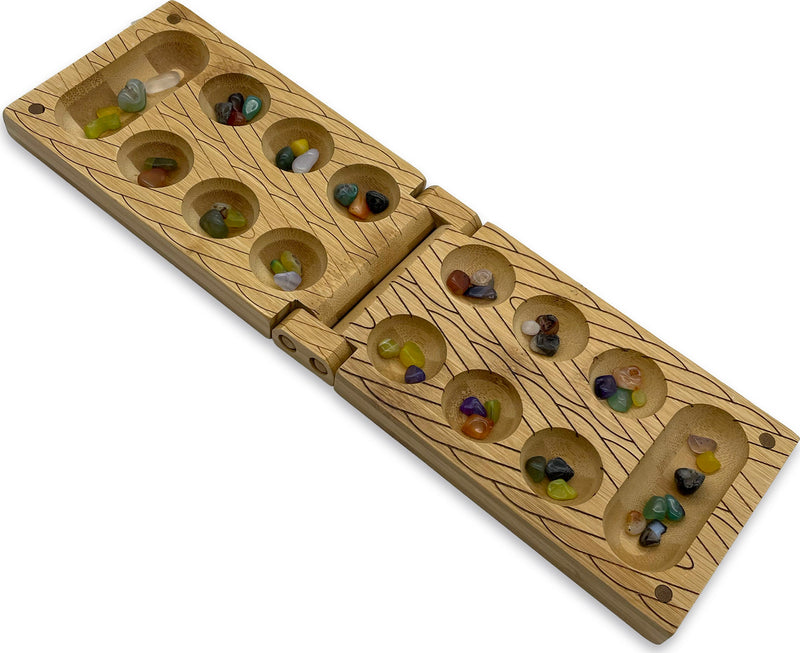 Bamboo Mancala Game (Travel Size)