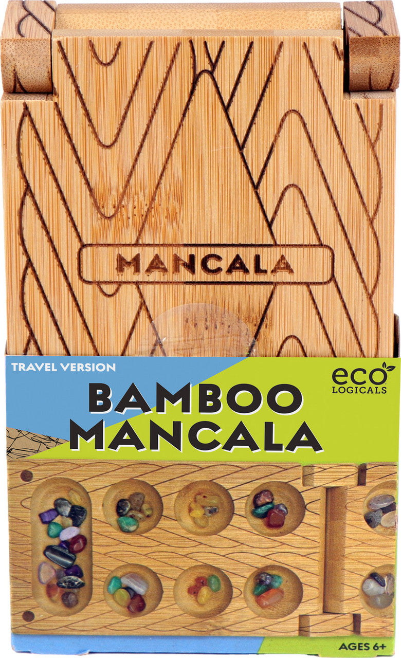 Bamboo Mancala Game (Travel Size)