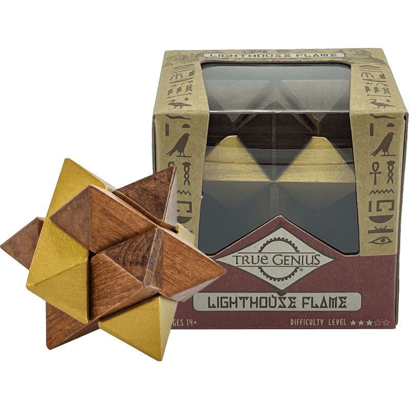 True Genius Puzzle: Wooden - Lighthouse Flame