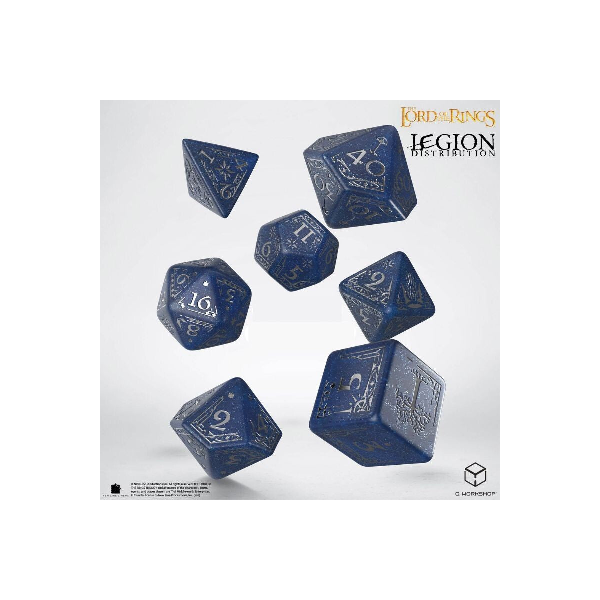 The Lord of the Rings - 7 Die RPG Dice Set