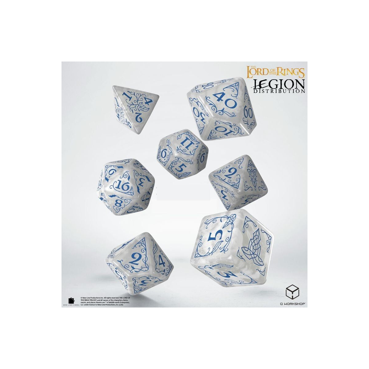 The Lord of the Rings - 7 Die RPG Dice Set