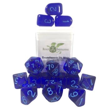Role 4 Initiative - Translucent Dice Set of 15 [Choose One]
