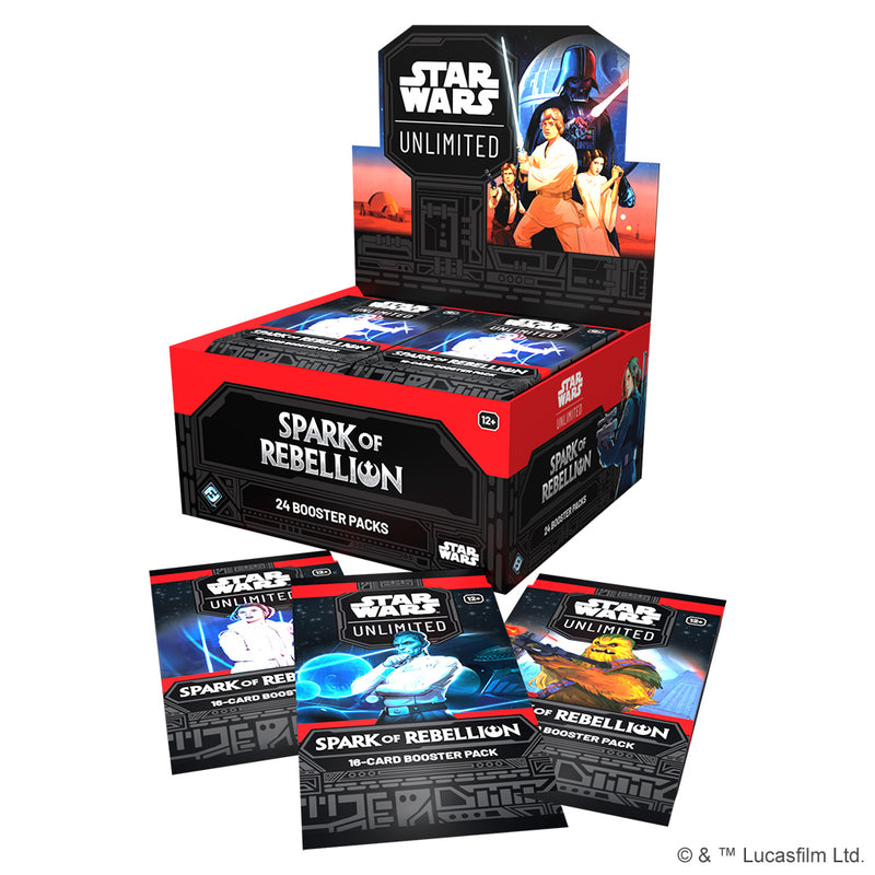 Star Wars: Unlimited Spark Of Rebellion Booster Display Box