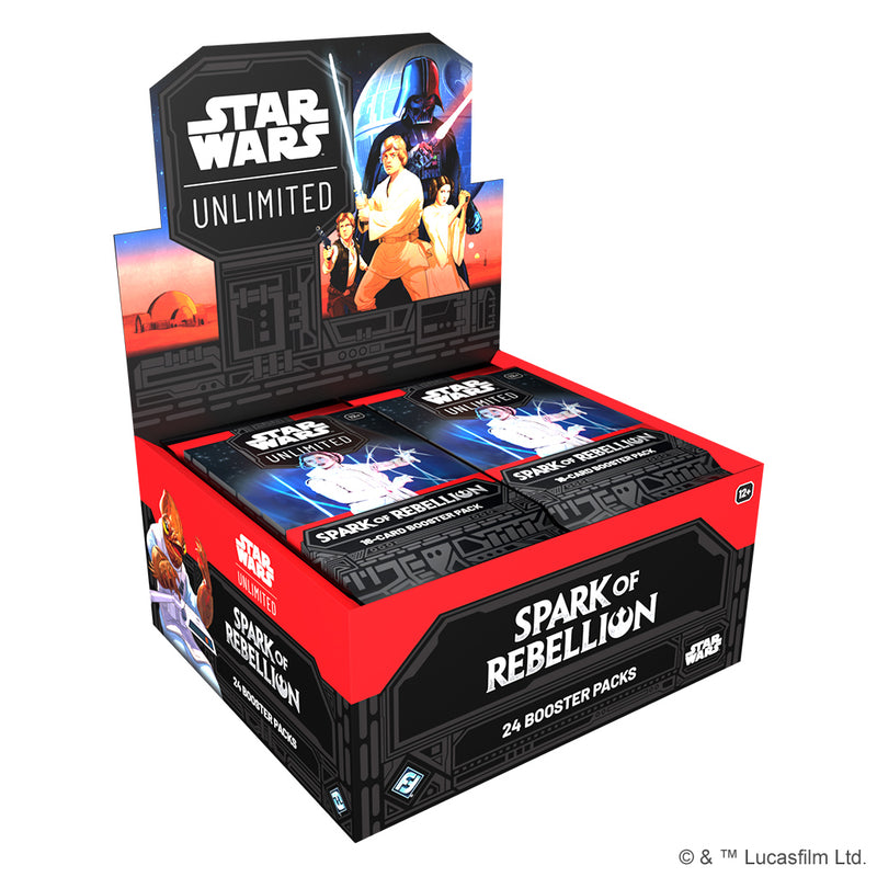 Star Wars: Unlimited Spark Of Rebellion Booster Display Box
