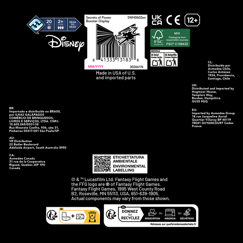 Star Wars: Unlimited - Secrets of Power: Booster Display