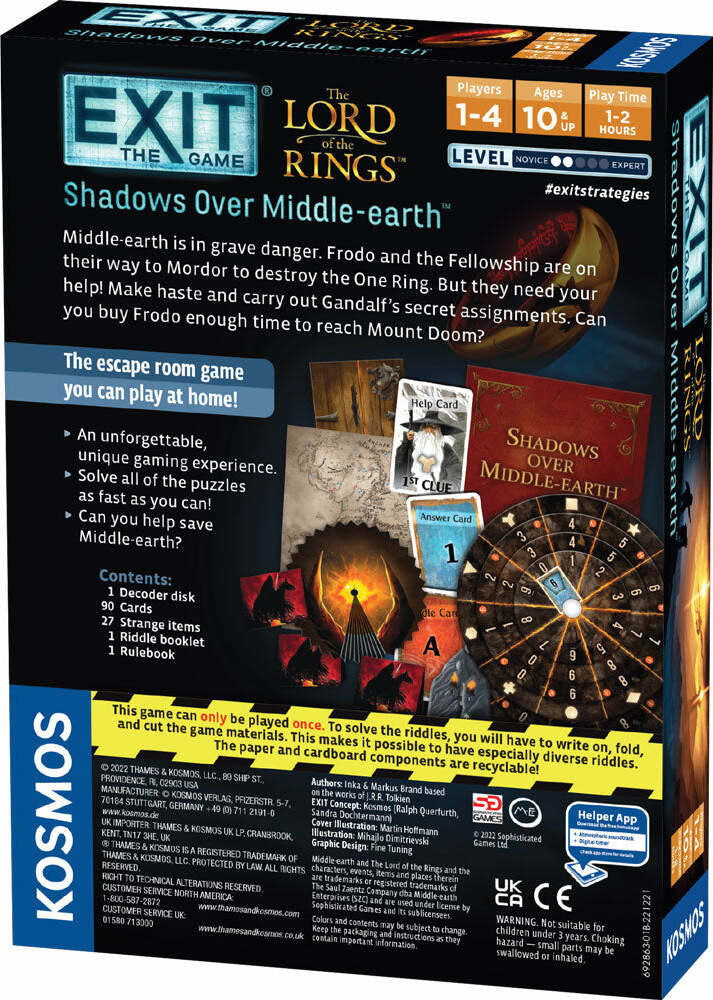 EXIT: Lord of the Rings: Shadows over Middle-earth