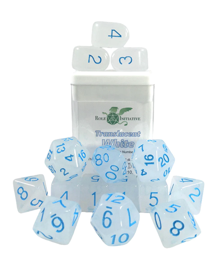 Role 4 Initiative - Translucent Dice Set of 15 [Choose One]