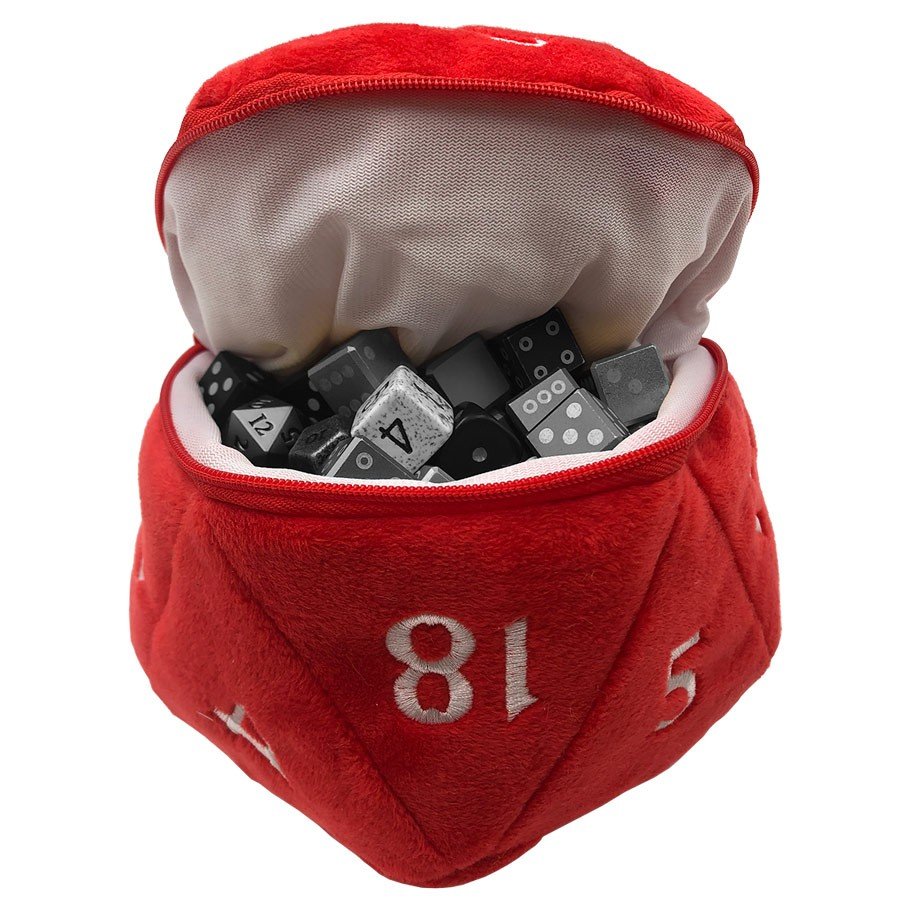 Ultro Pro - Dungeons & Dragons Plush D20 Dice Bag [Choose A Color]