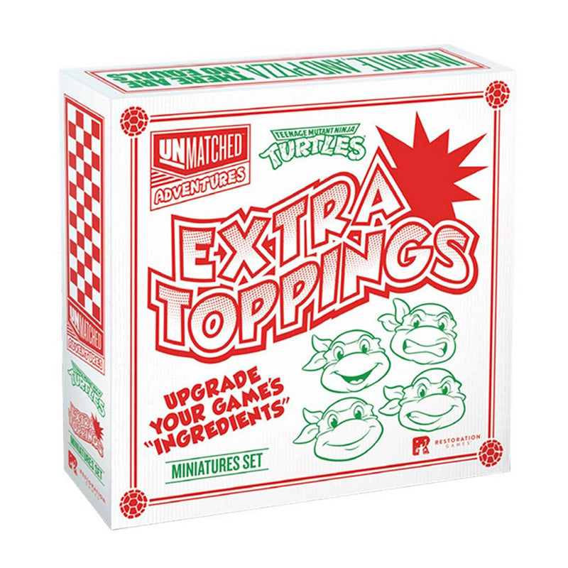 UNMATCHED Adventures: Teenage Mutant Ninja Turtles Extra Toppings Upgrade Miniatures Set