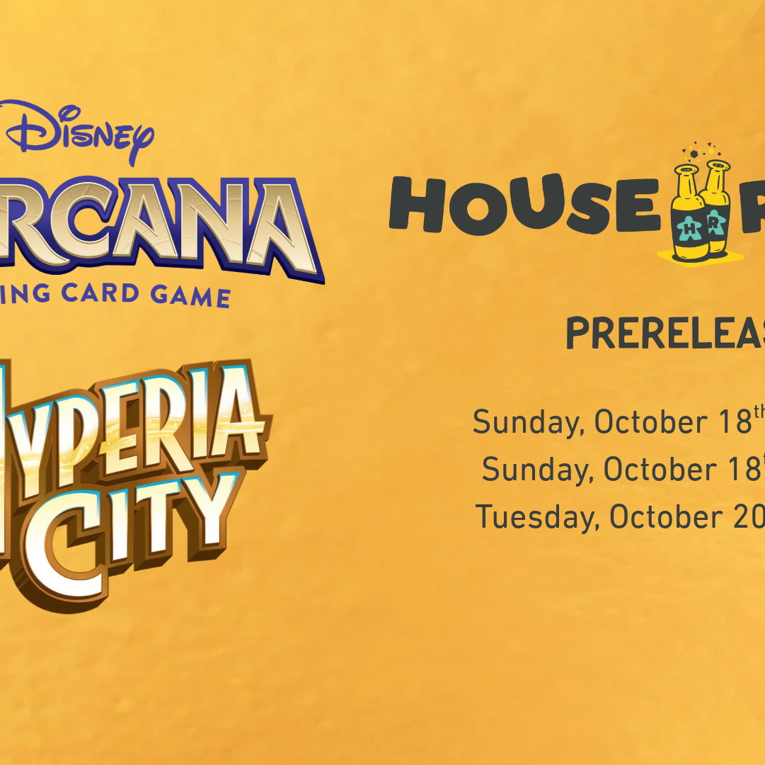 Lorcana: Hyperia City Prerelease (TUESDAY EVENING) - 20 Oct 2026