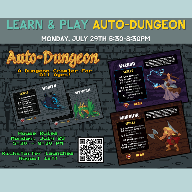 Learn & Play: Auto-Dungeon