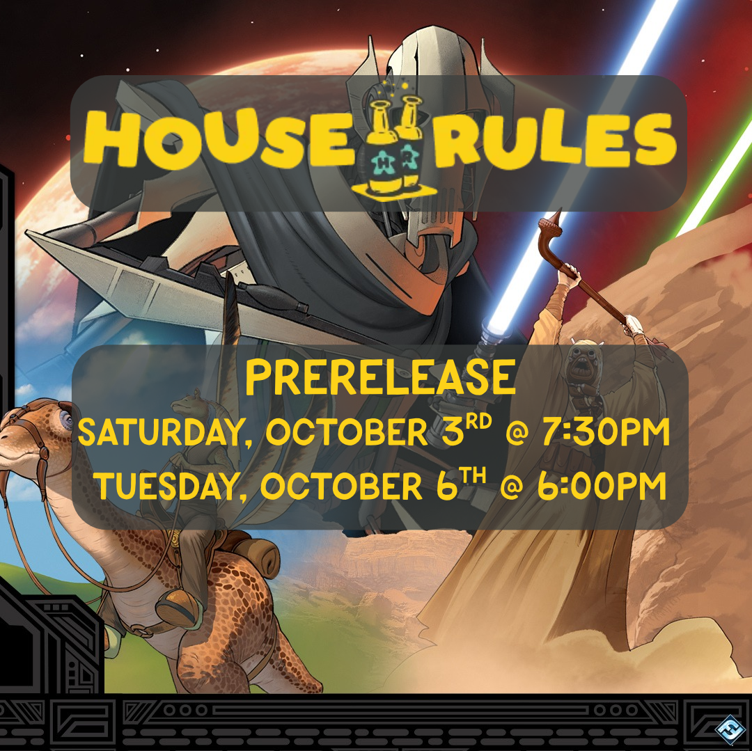 Star Wars: Unlimited - Homeworlds Prerelease (Saturday & Tuesday) - 3 Oct 2026