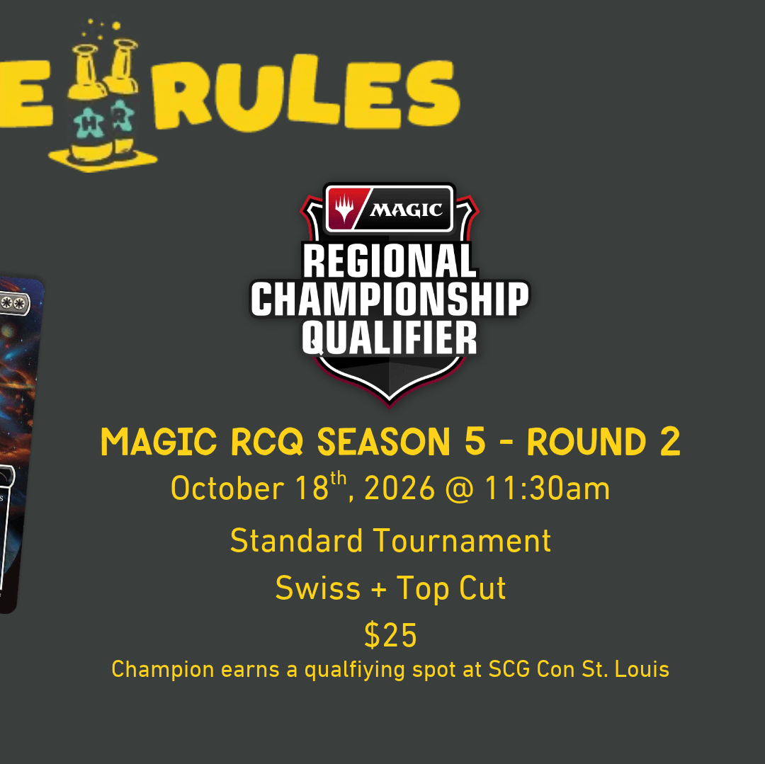MTG Regional Championship Qualifier: Standard - October - 18 Oct 2026