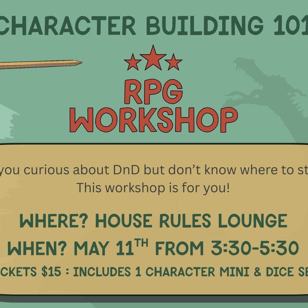 RPG Workshop: Character Building 101