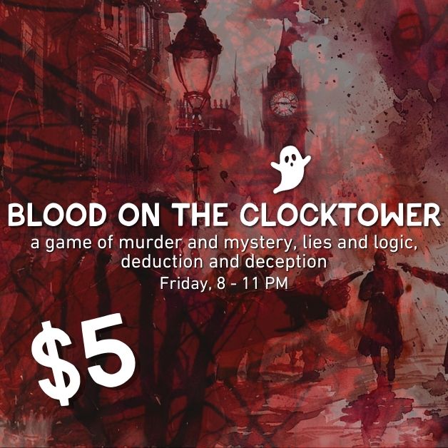 Learn & Play: Blood on the Clocktower; Trouble Brewing - April