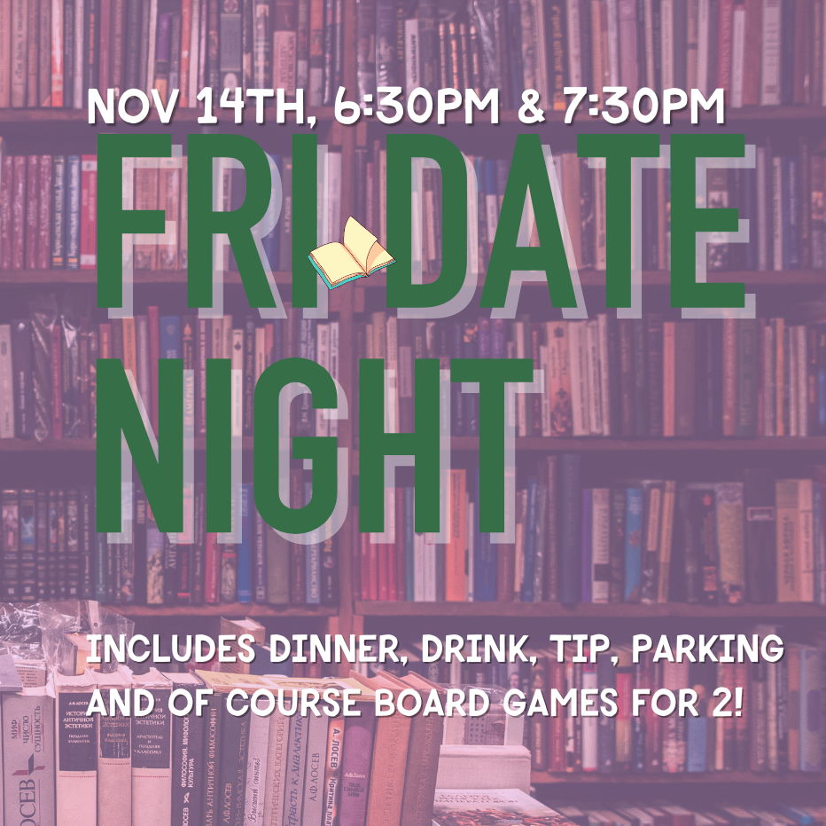 📚 FriDate Night: A Place For All My Books - 21 Nov 2025