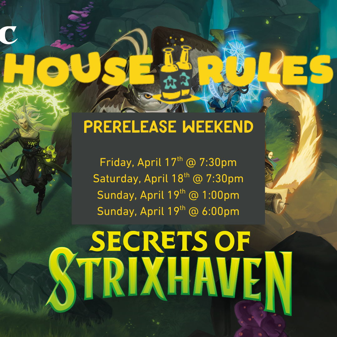 Magic: the Gathering - Secrets of Strixhaven Prerelease - 17 Apr 2026