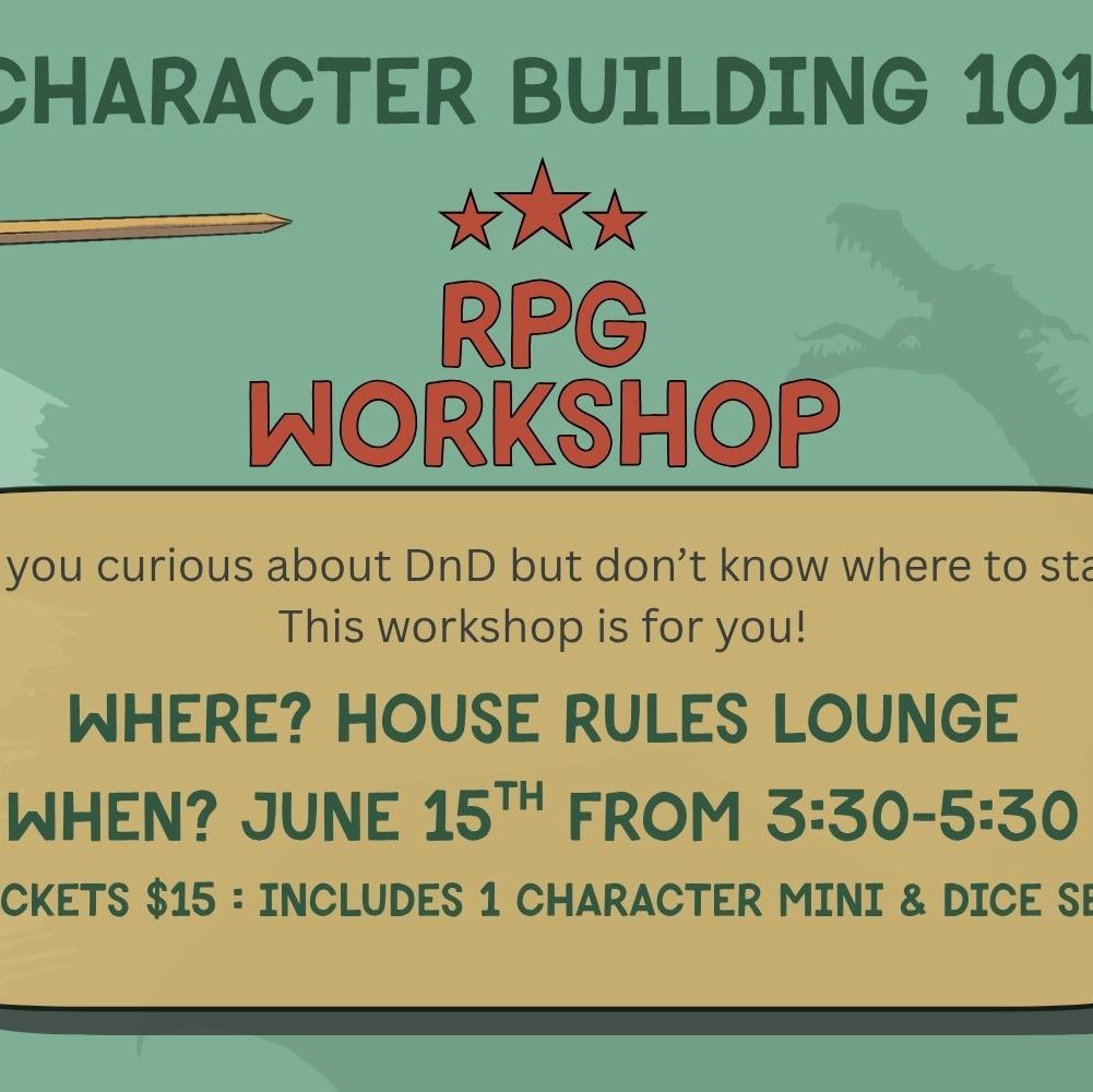 RPG Workshop: Character Building 101