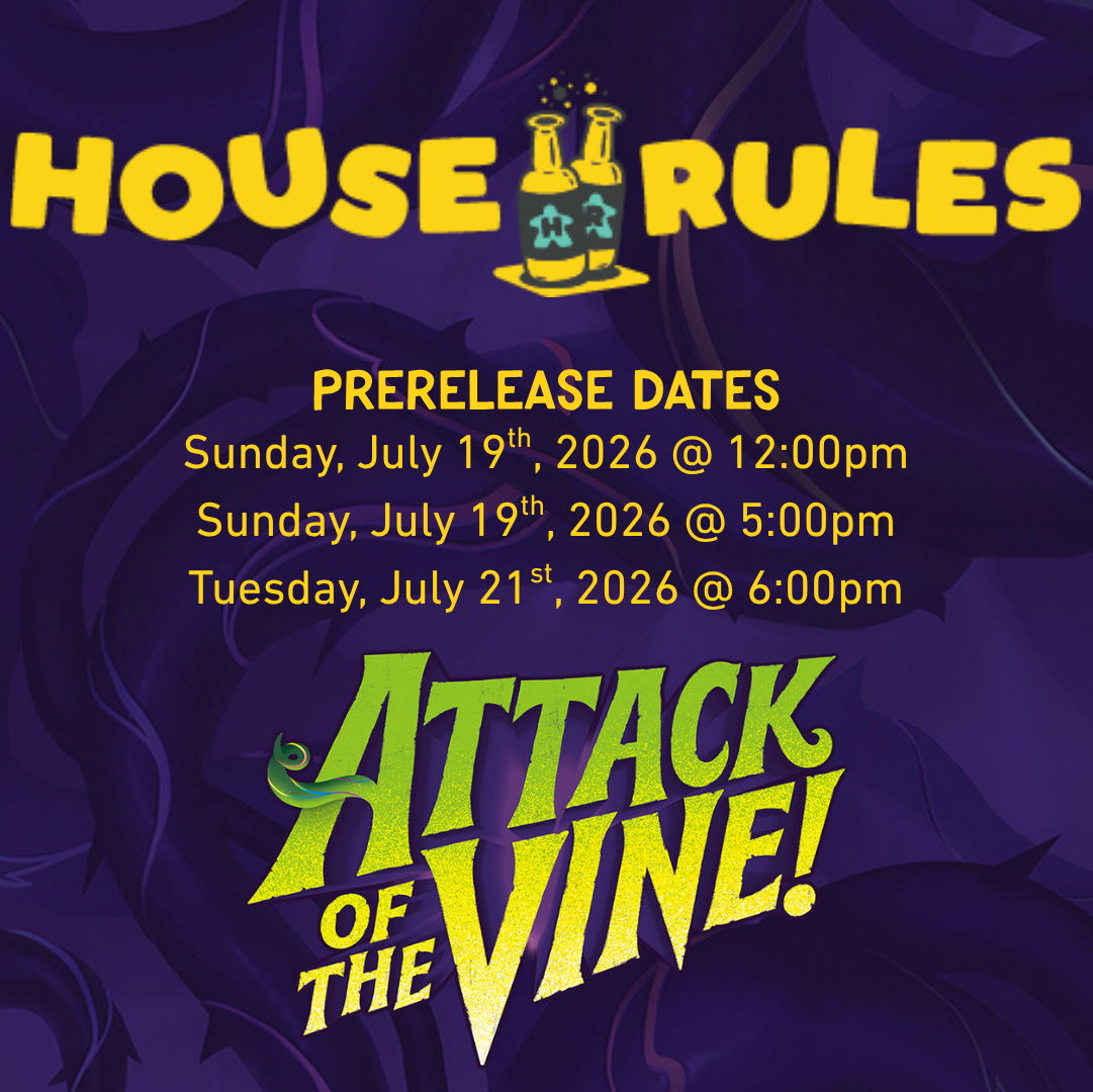 Lorcana: Attack of the Vine! Prerelease (SUNDAY) - 19 Jul 2026