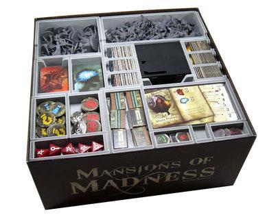 Folded Space Board Game Insert: Mansions of Madness 2nd ed.