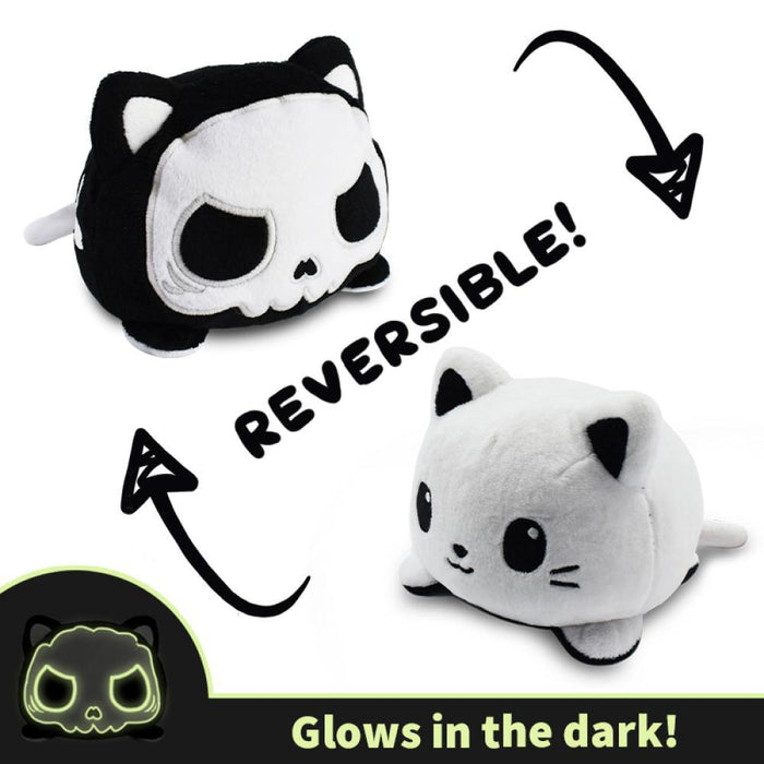 Teeturtle Reversible Plushies - Cat And Skeleton [Choose A Color ...