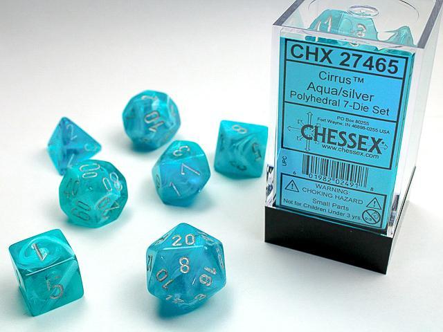 Chessex - Cirrus Polyhedral 7-Die Set [Choose Color]