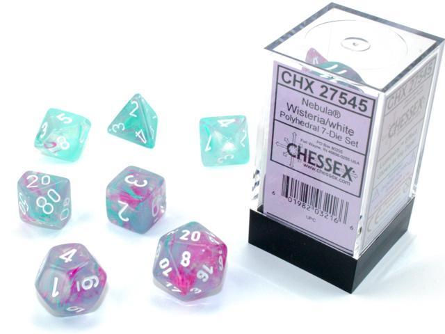 Chessex - Nebula Polyhedral 7-Die Set [Choose Color]