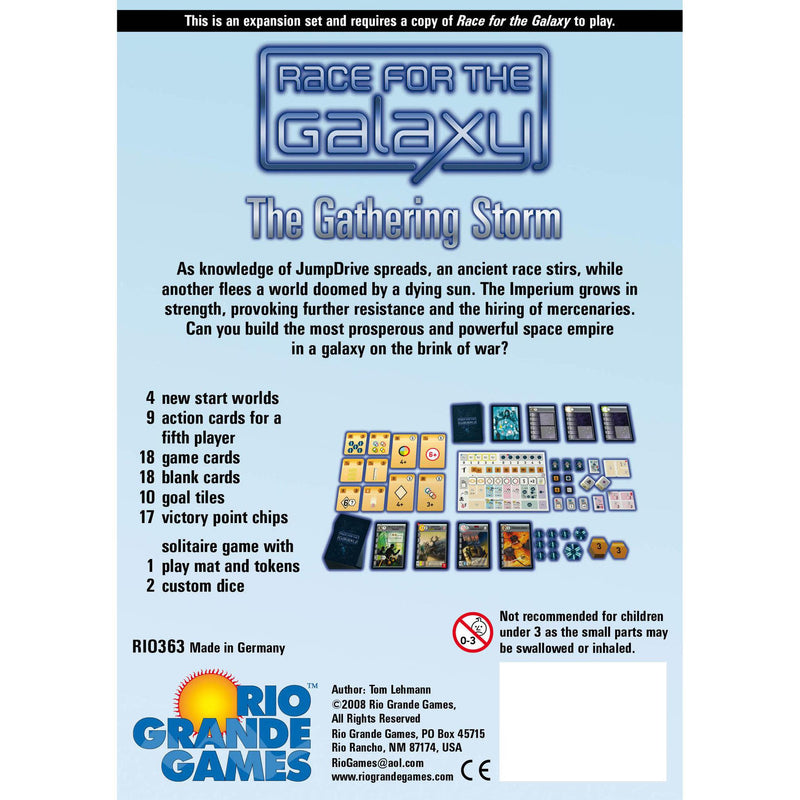 Race For The Galaxy: The Gathering Storm Expansion