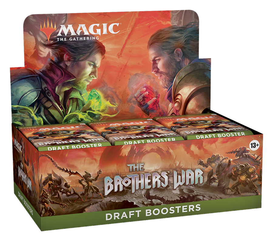 Magic: The Gathering The Brothers’ War Draft Booster Box | 36 Packs (540 Magic Cards)