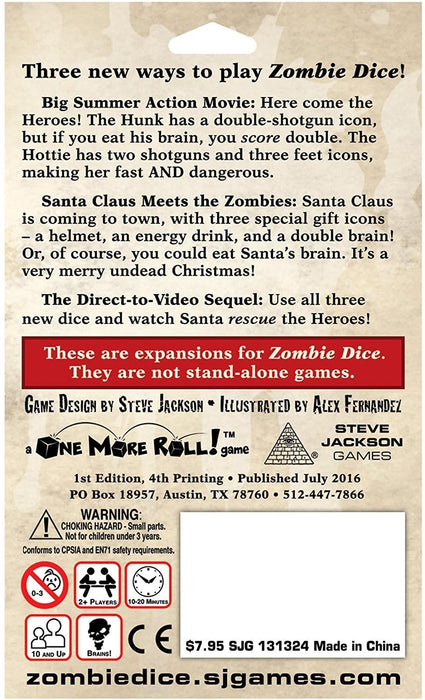 Zombie Dice 2: Double Feature Expansio