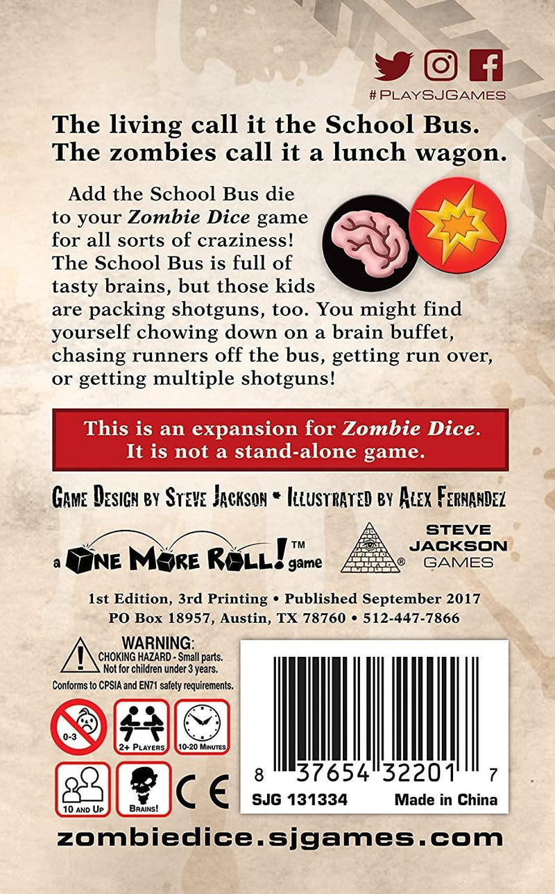 Zombie Dice 3: School Bus Expansion