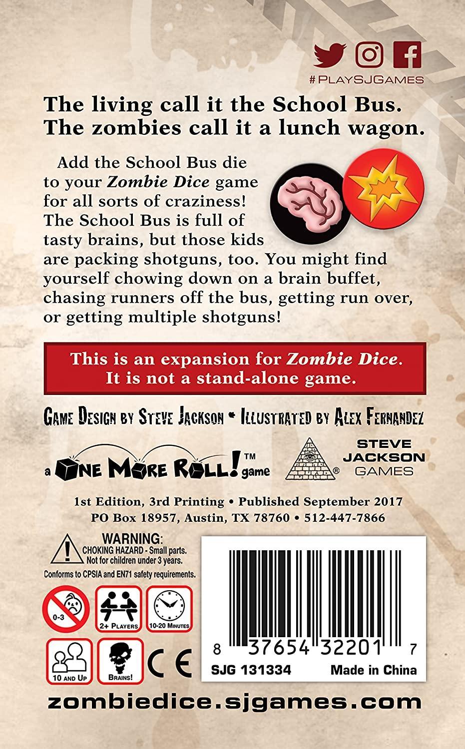 Zombie Dice 3: School Bus Expansion
