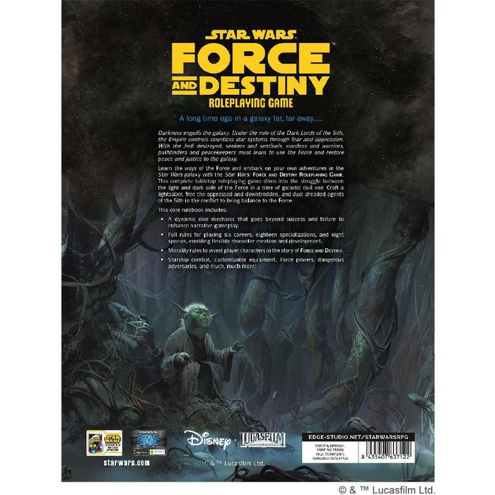 Star Wars RPG - Force & Destiny: Core Rulebook