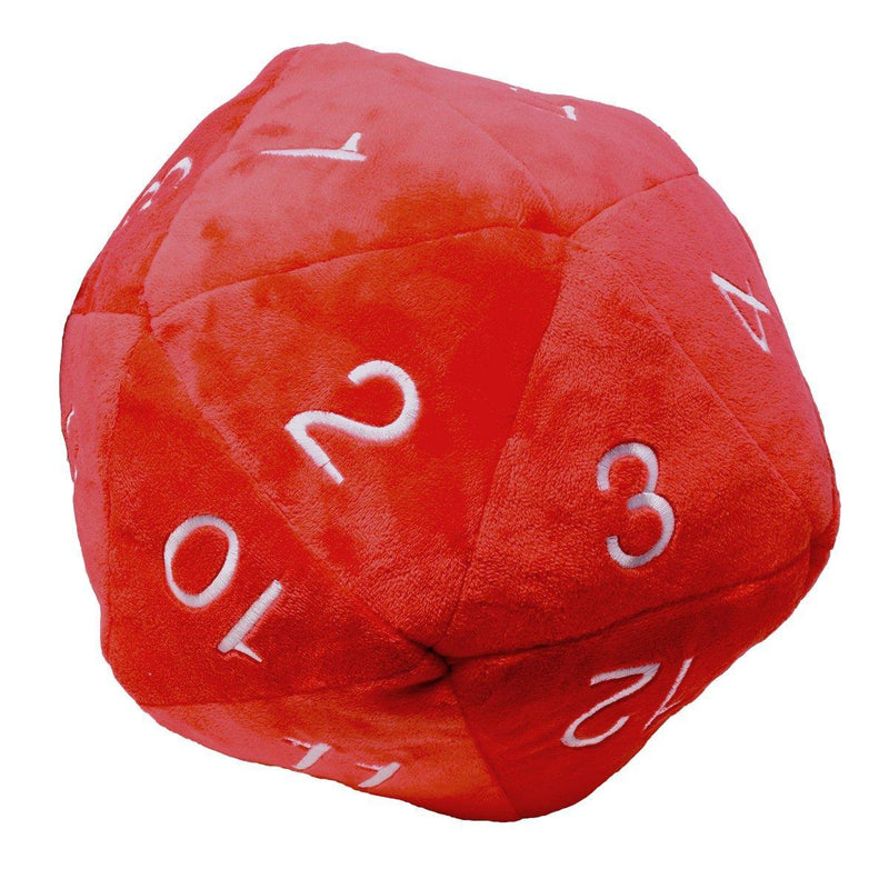 Jumbo D20 Novelty Dice Plush - [Choose A Color]