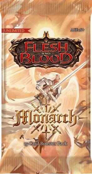 Flesh and Blood TCG: Monarch 15-Card Booster Pack (Unlimited Edition)