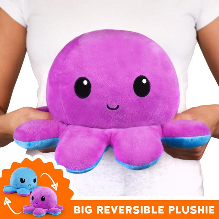 Teeturtle Reversible Plushies - BIG Octopus [Choose A Color]
