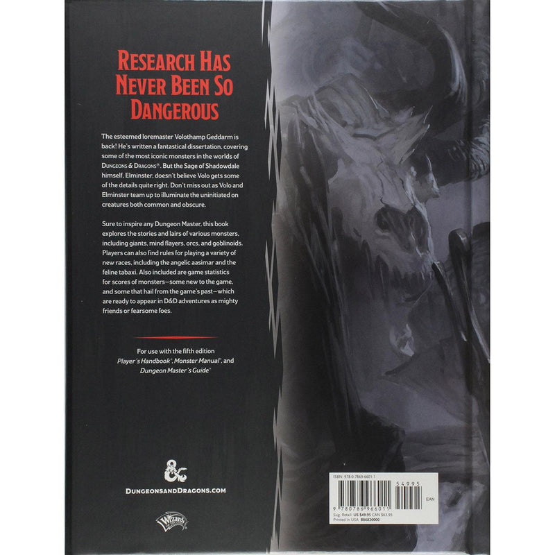 Dungeons & Dragons: Volo's Guide To Monsters