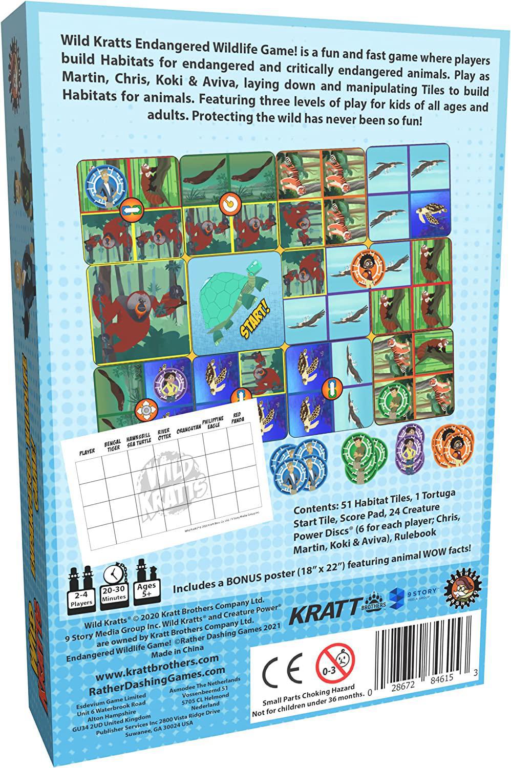 Wild Kratts Endangered Wilds Game!