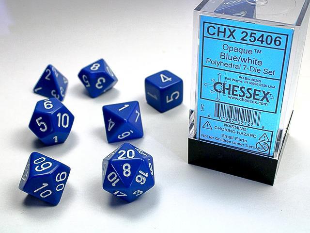 Chessex - Opaque Polyhedral 7-Die Set [Choose A Color]