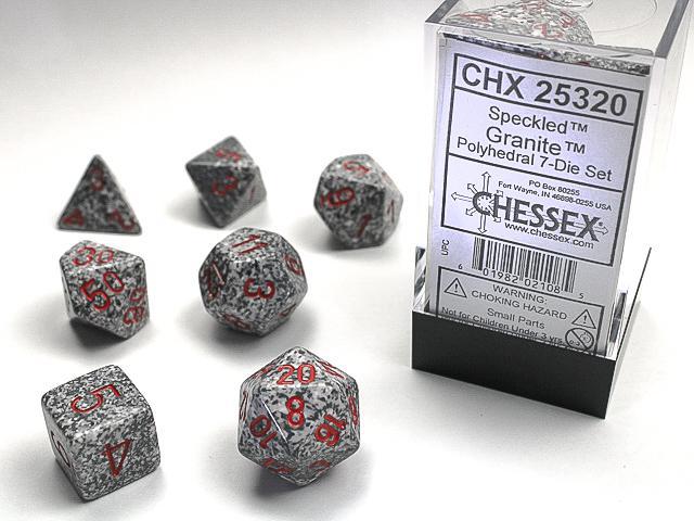 Chessex - Speckled Polyhedral 7-Die Set [Choose A Color]