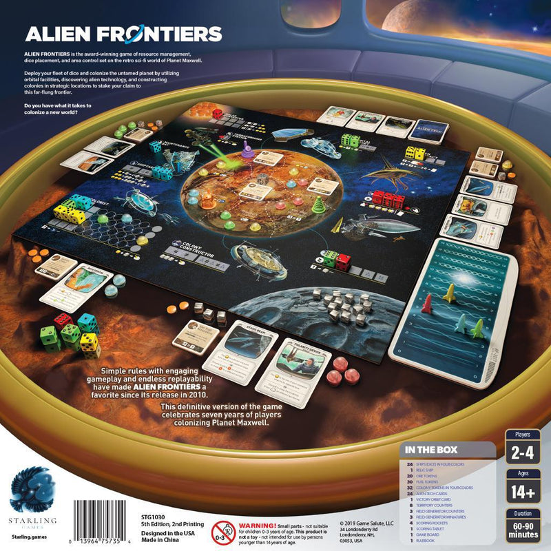 Alien Frontiers (5th Edition)
