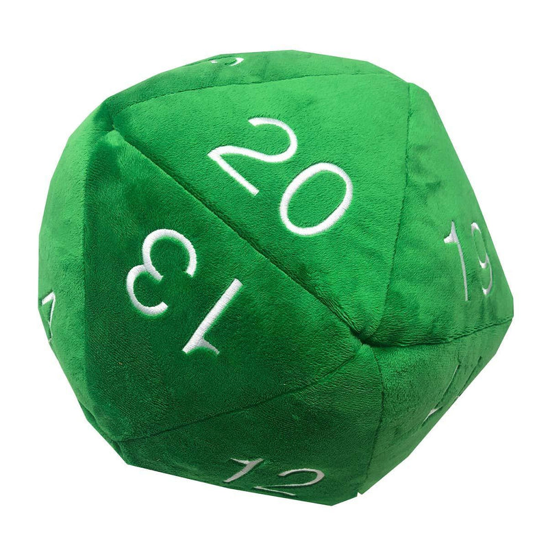 Jumbo D20 Novelty Dice Plush - [Choose A Color]