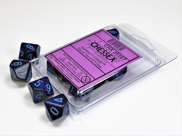 Chessex - Speckled Set Of Ten D10 Dice [Choose Color]