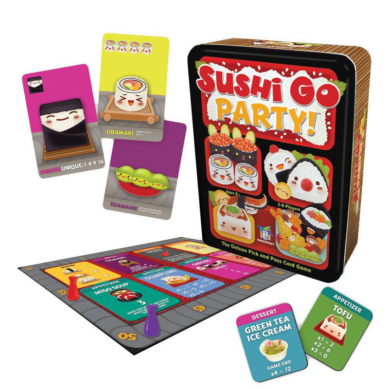 Sushi Go Party! - The Deluxe Pick and Pass Card Game