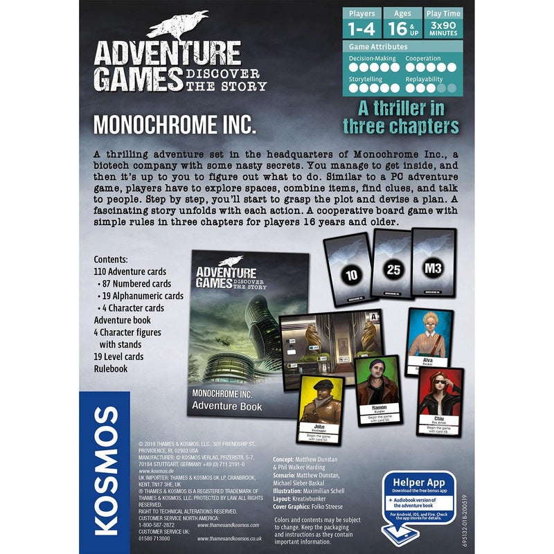 Adventure Games: Monochrome Inc