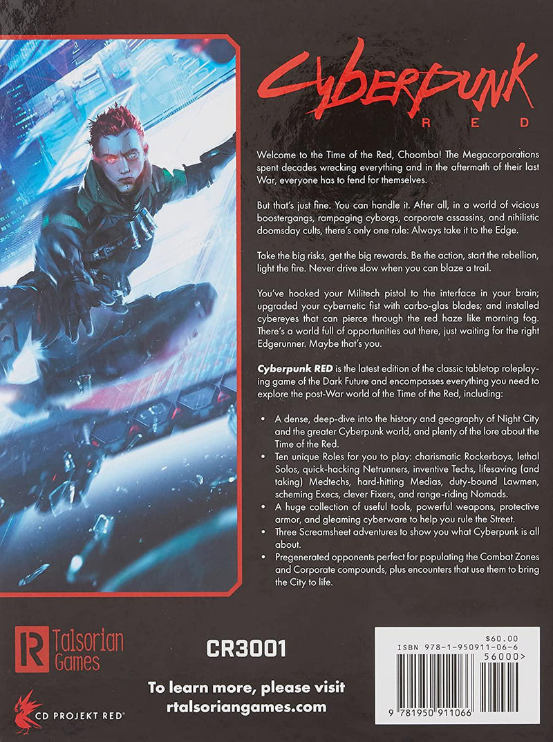 Cyberpunk RED: Core Rulebook