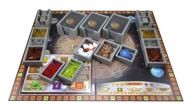 Folded Space Board Game Insert: Terraforming Mars & Expansions